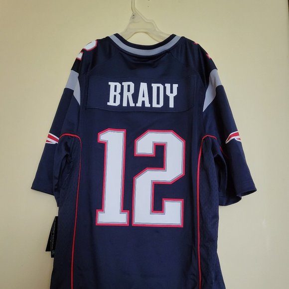 TOM BRADY SUPERBOWL JERSEY NEW ENGLAND PATRIOTS - Picture 1 of 4